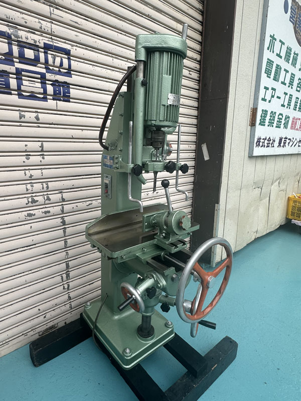 中古木工機械 常盤工業　家具・建具用角のみ盤　HM-30A　チャックキー付　整備・動作確認済み